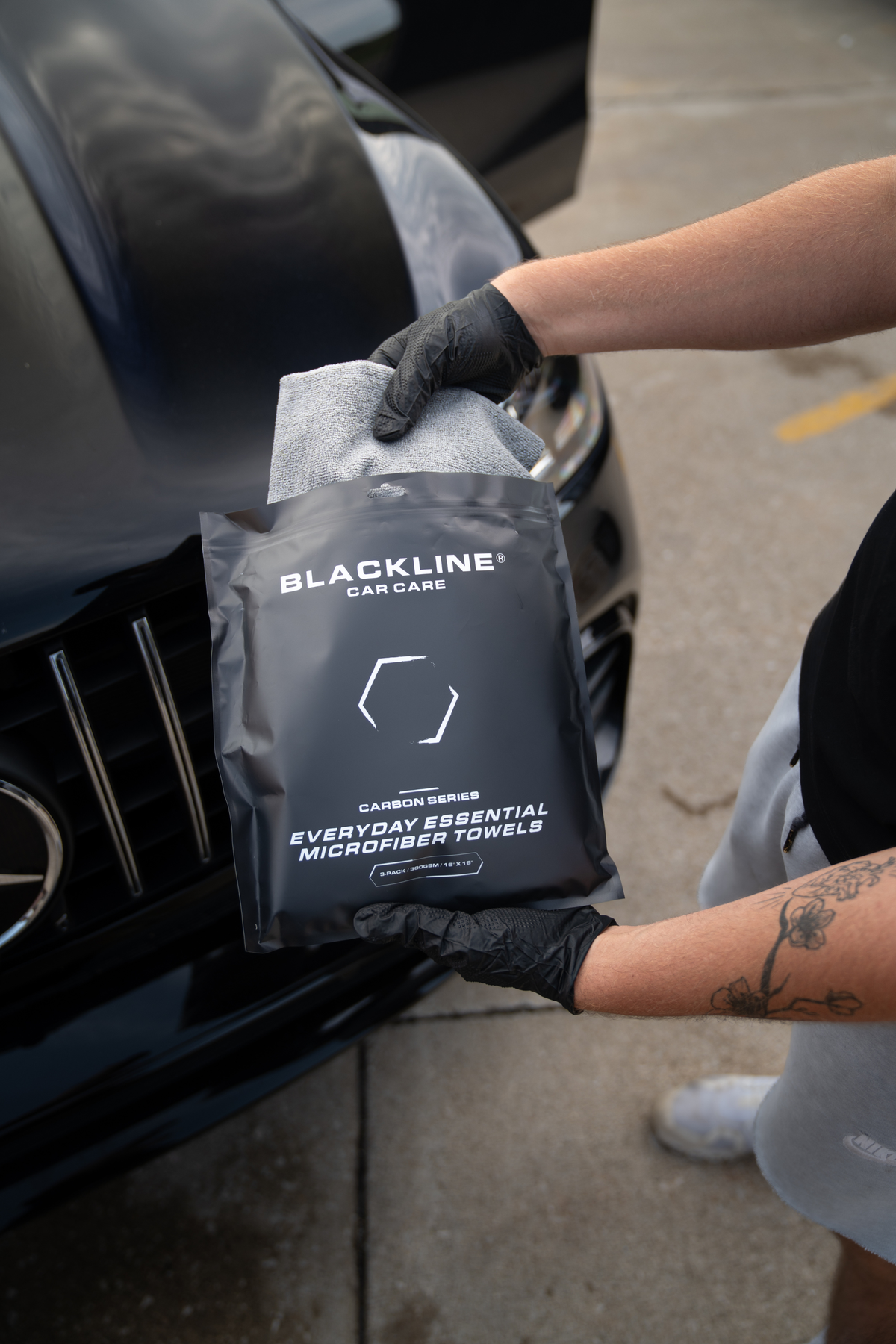 Blackline® Slim Twisted-Loop Drying Towel – Microfiber Car Drying Towel, Scratch-Free