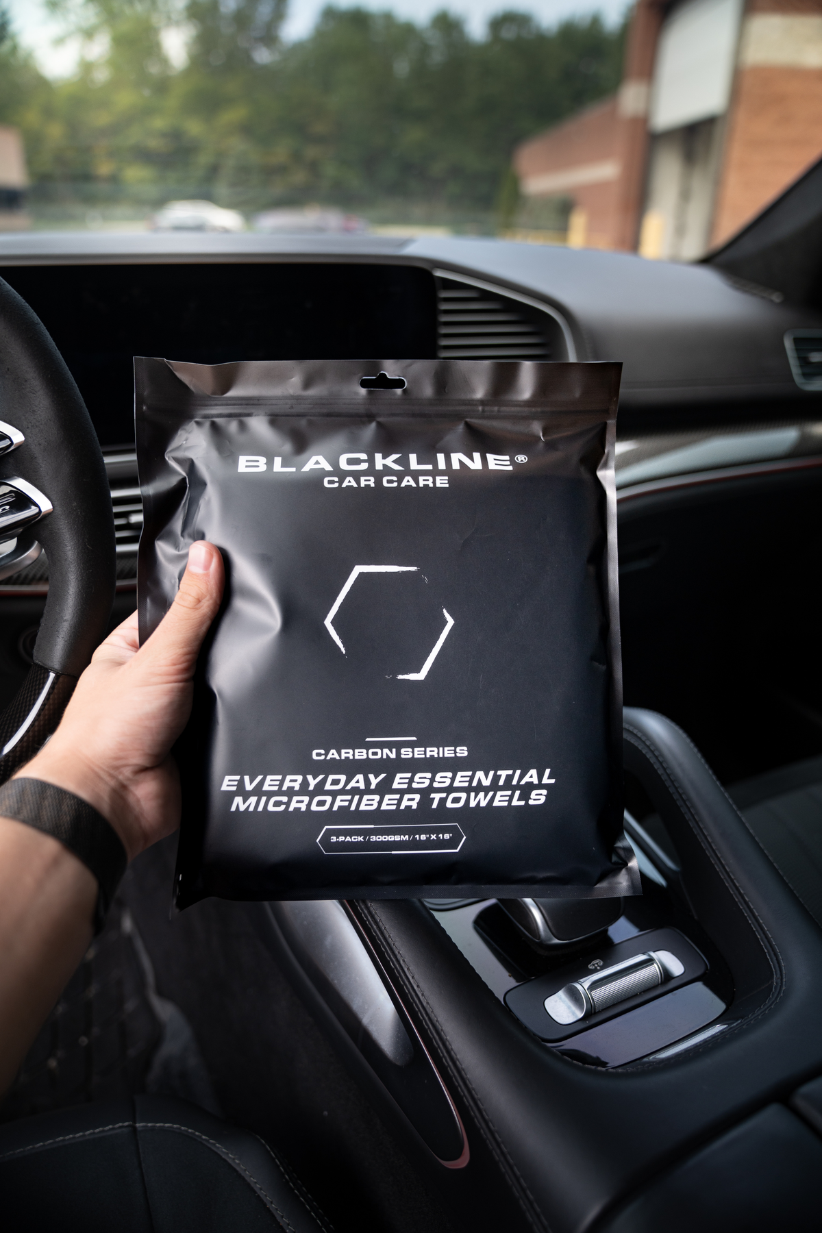 Blackline® Slim Twisted-Loop Drying Towel – Microfiber Car Drying Towel, Scratch-Free