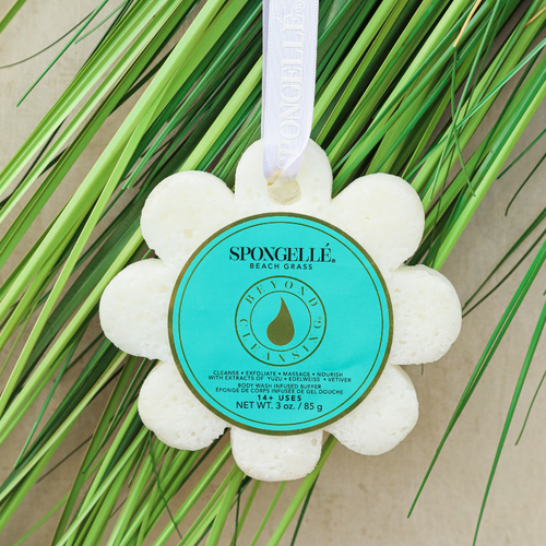 Beach Grass Wild Flower Soap Sponge – Natural Exfoliating Body Sponge
