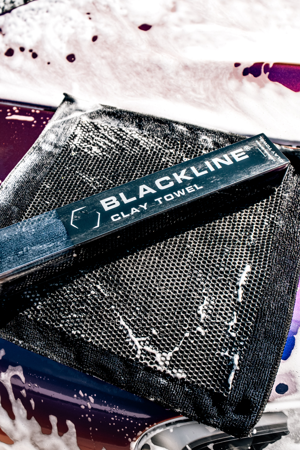Blackline® Synthetic Clay Towel – Paint Decontamination Clay Towel for Cars
