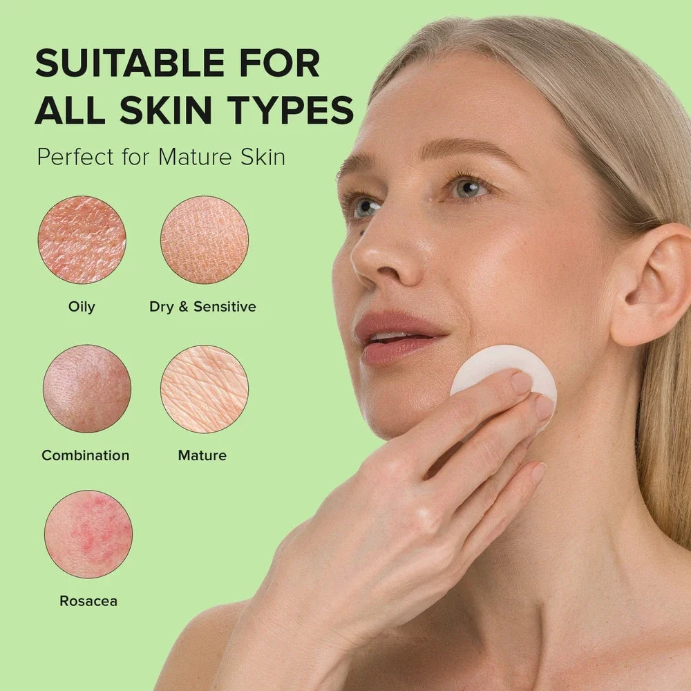 Glycolic Acid Exfoliating Pads – Chemical Exfoliant for Face, Anti-Aging