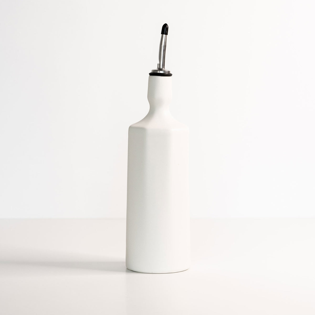 Elixir Porcelain Olive Oil Dispenser Bottle – Ceramic, Lead-Free, Kitchen Decor
