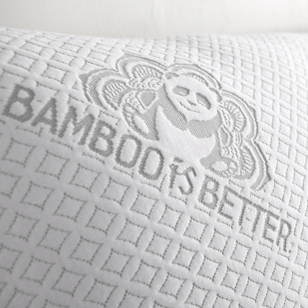 Adjustable Bamboo Cooling Pillow – Gel Memory Foam, Breathable, Queen/King Size