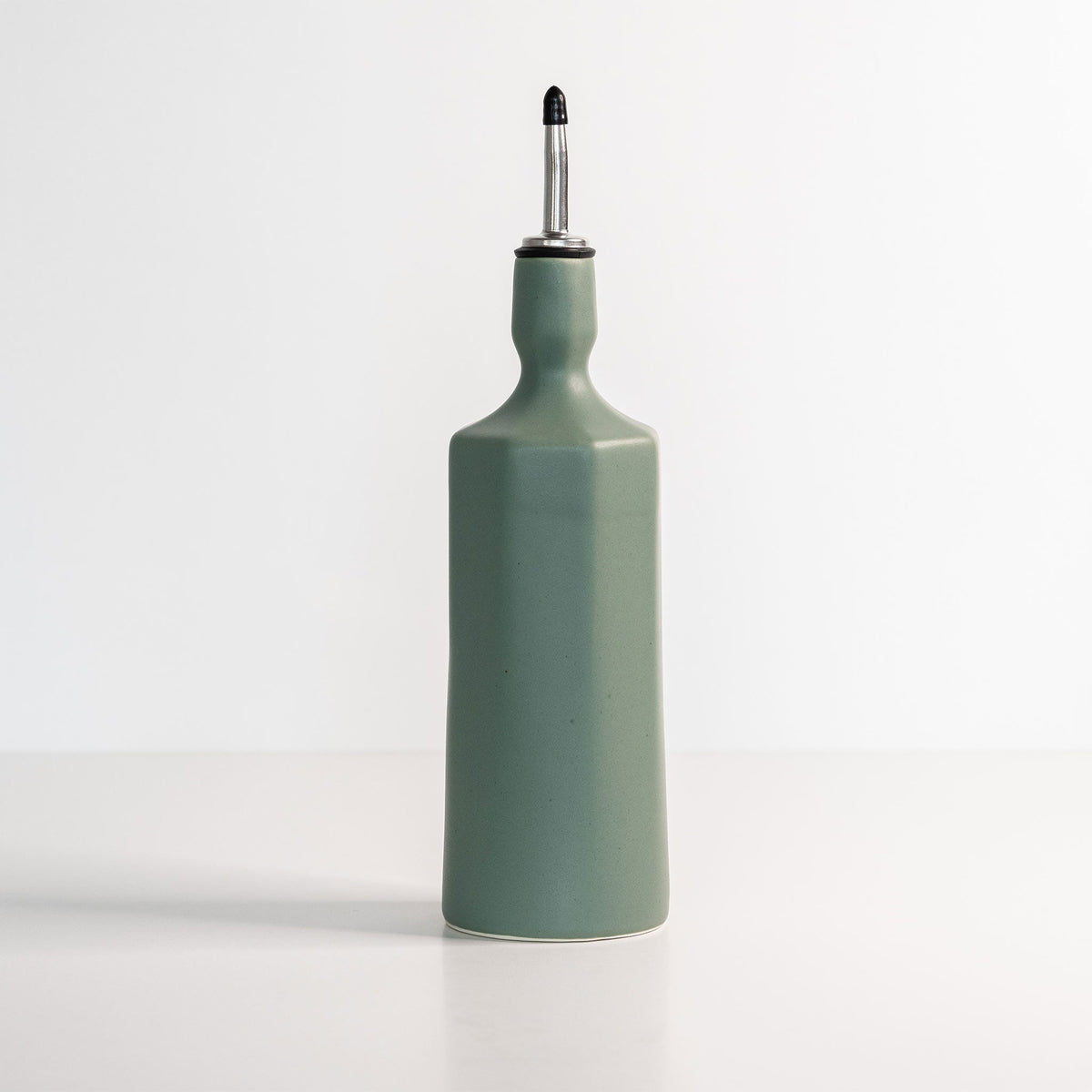 Elixir Porcelain Olive Oil Dispenser Bottle – Ceramic, Lead-Free, Kitchen Decor