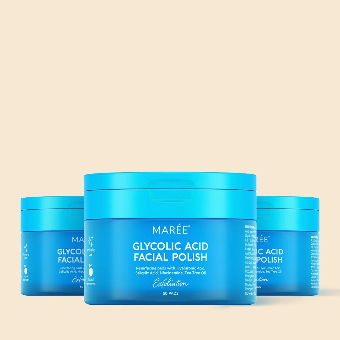Glycolic Acid Exfoliating Pads – Chemical Exfoliant for Face, Anti-Aging